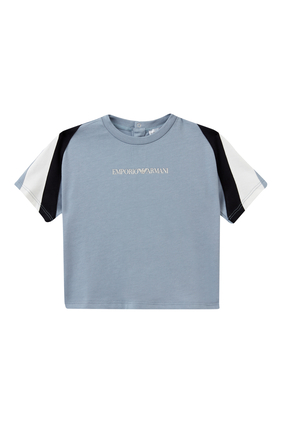 Geometric Color-Block T-Shirt